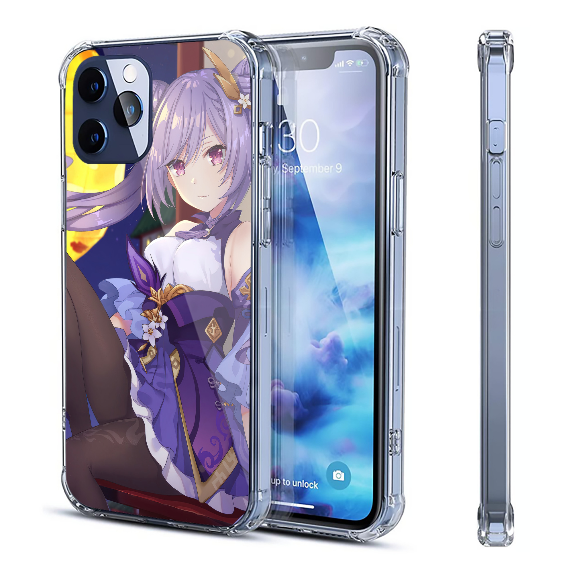げんし神 genshin 【iPhone 12シリーズ対応】透明スマホケース（クリアソフトケース）